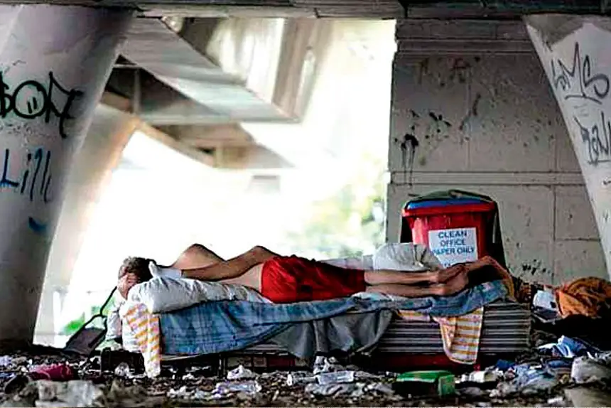 NEW VICTIMS: The homelessness crisis is spreading.