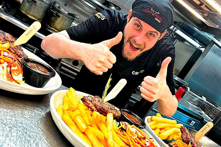 THUMBS UP: The kitchen staff are always keen to deliver a positive dining experience.