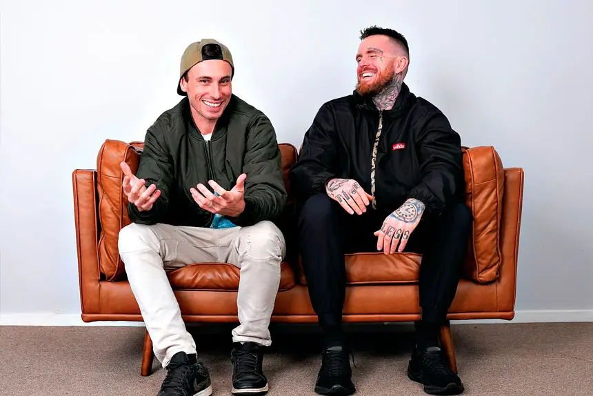 LIVING AND LEARNING: Perry Chapman and Matthew Colwell have both gone through their own journeys.
