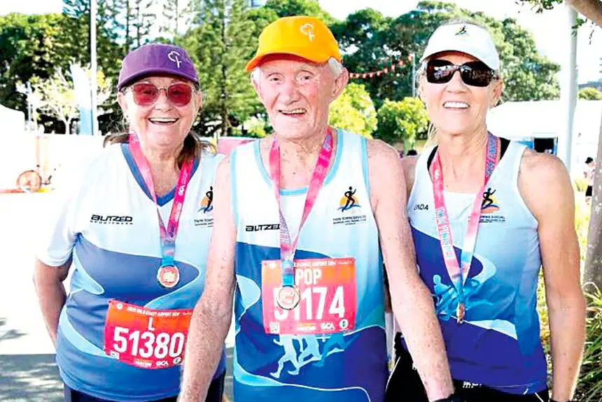 MIRACLE MAN: Ken Saunders is proving that age is no barrier when you are determined to excel.