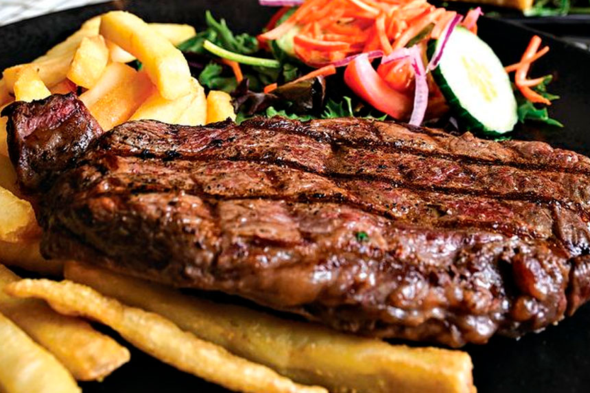 PERFECTLY COOKED: The much-loved $16.90 Steak Night provides unbeatable value.