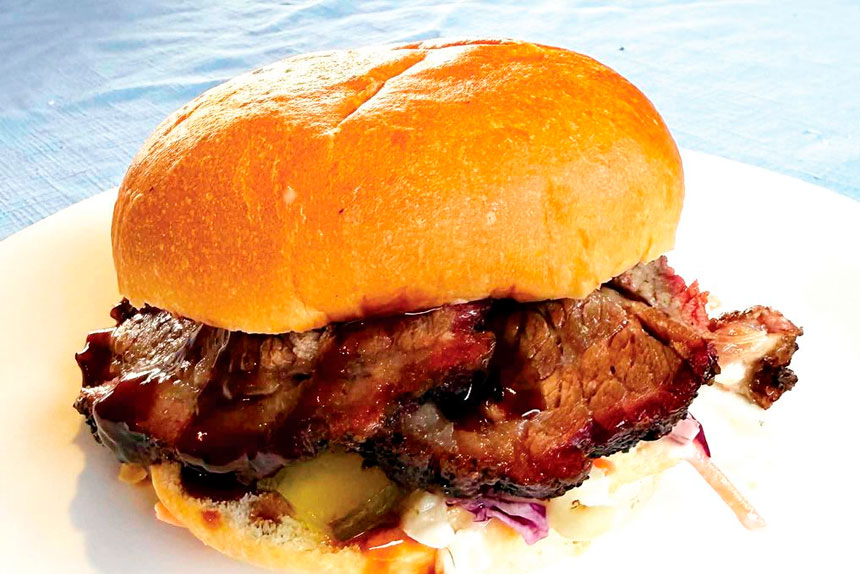 The Brisket Burger – slow-smoked until it melts in your mouth.