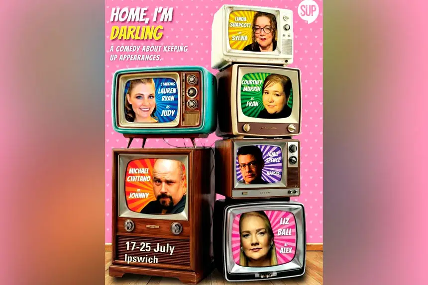 LOCAL TALENT: A great local cast features in Home, I’m Darling.