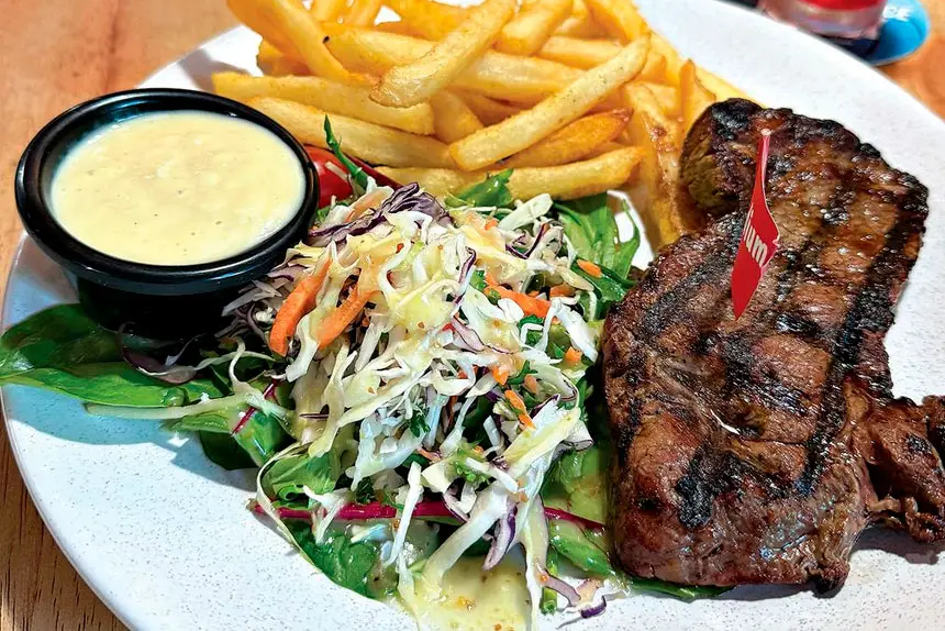 The Walloon Hotel serves up pub food worth writing home about.