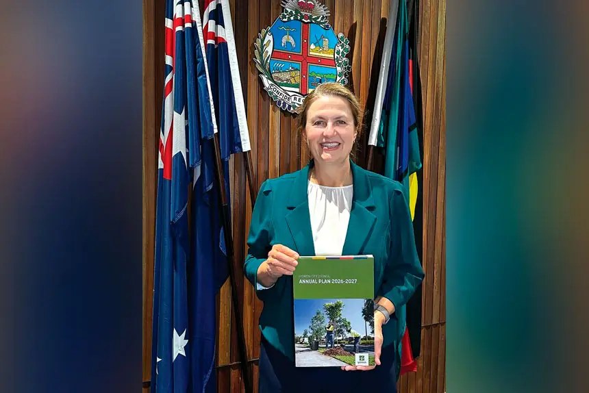$779M SPEND: Mayor Teresa Harding with the Budget.