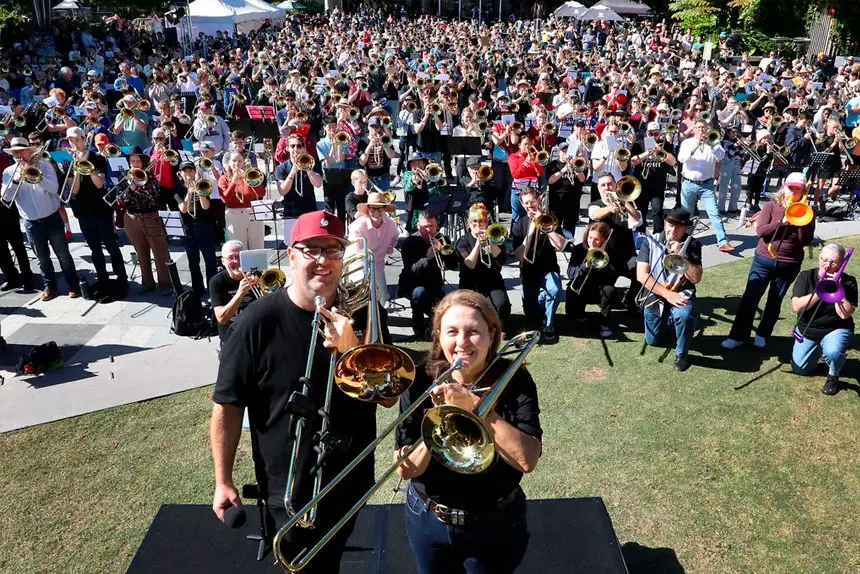 Ipswich Trombone Ensemble Smashes World Record Attempt