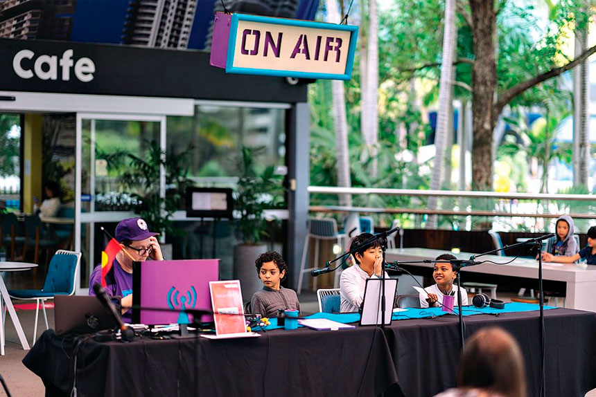 TRAVELLING PROJECT: Tin Can Radio has spent the past two years visiting festivals and communities around Australia.