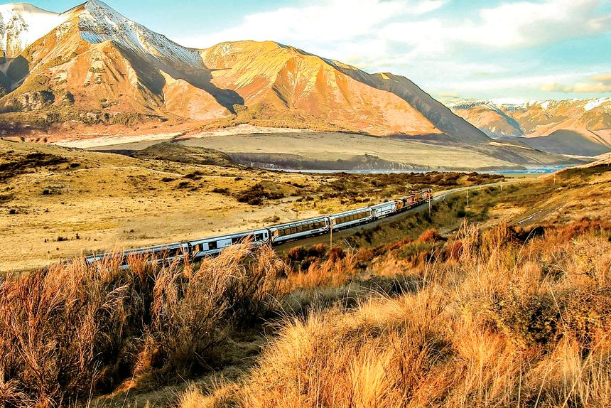 QUITE THE VIEW: Large panoramic windows enhance the experience of travelling through some of the world’s best scenery.