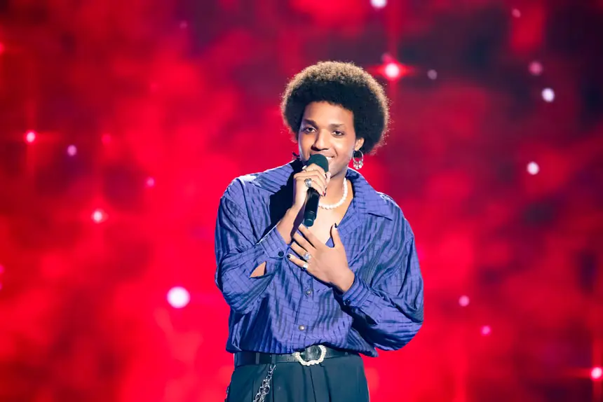 LUCKY BREAK: Cherry Green is making the most of his Voice opportunity.