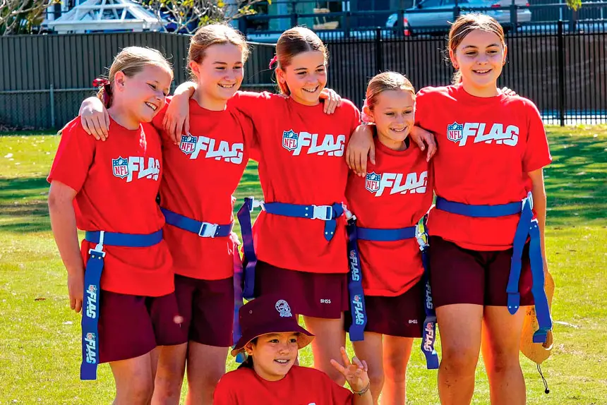 Flag football is building momentum in local schools.