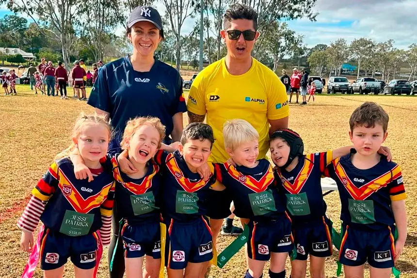 FLYING HIGH: The Ipswich Jets are already developing the stars of the future.