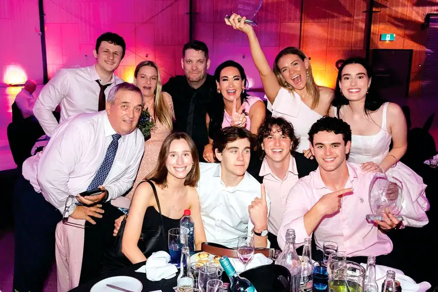 GOOD TIMES: Winning an award is always a highlight for a local business.