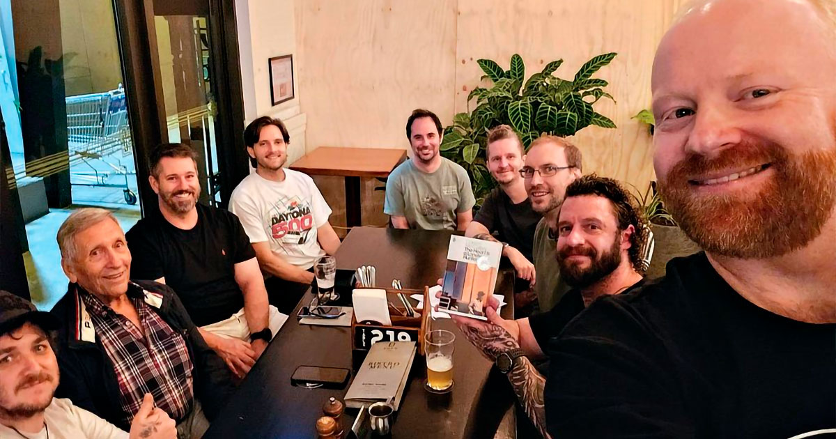 BOOKS AND CHATS: The Ipswich chapter of the Tough Guy Book Club.