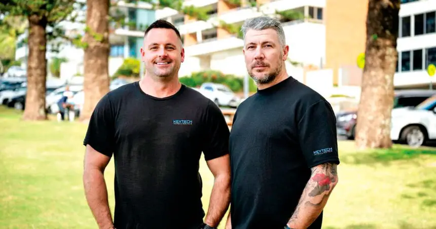 BACKING THEMSELVES: Keytech is the story of two veterans from Ipswich who financed their idea with their own money.