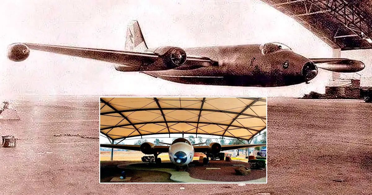 HANGAR HIJINKS: For decades, the extraordinary image from RAAF Base Amberley has been passed between aviation enthusiasts.