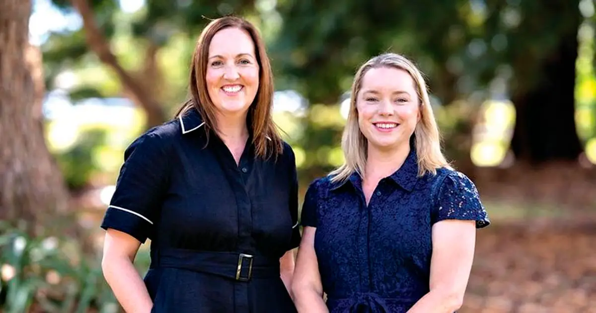 CARING APPROACH: Tracey Ryan and Rebecca O’Toole.