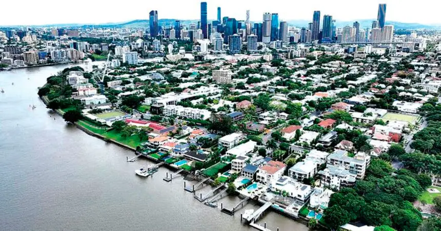 About half of all Brisbane suburbs recorded a drop.