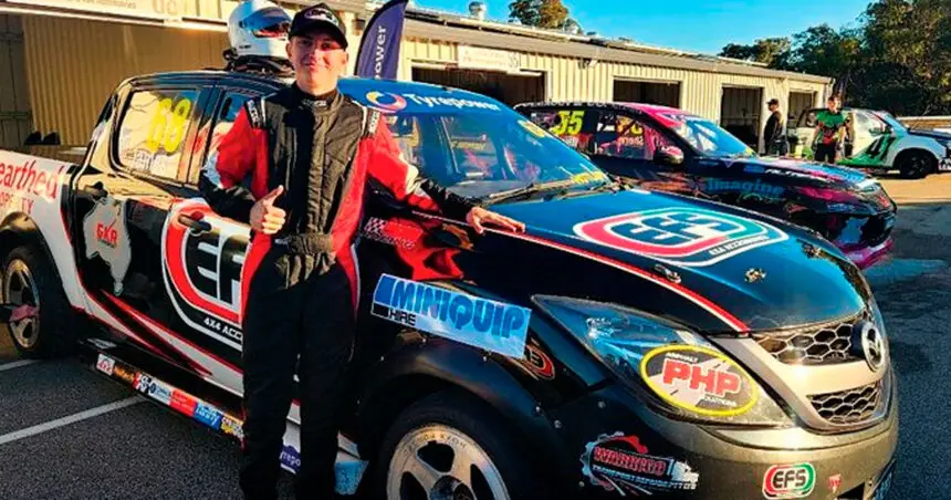 RACE READY: James has been putting in plenty of preparation.