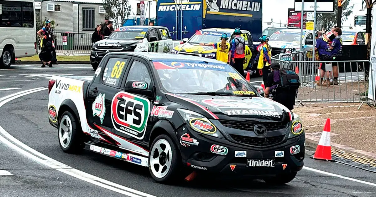 UTE’S A BEAUT: Hudson “Hotlaps” James is aiming for a high finish to end the season.