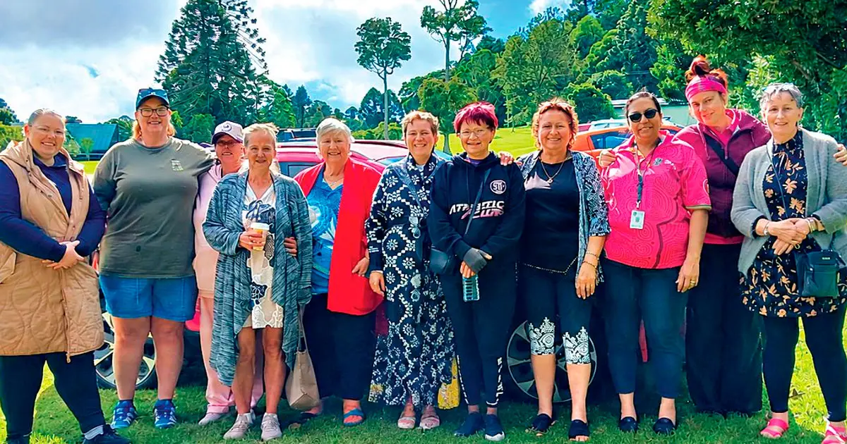TEAM EFFORT: Participants in a recent Kambu-run Social Health Women’s Retreat.