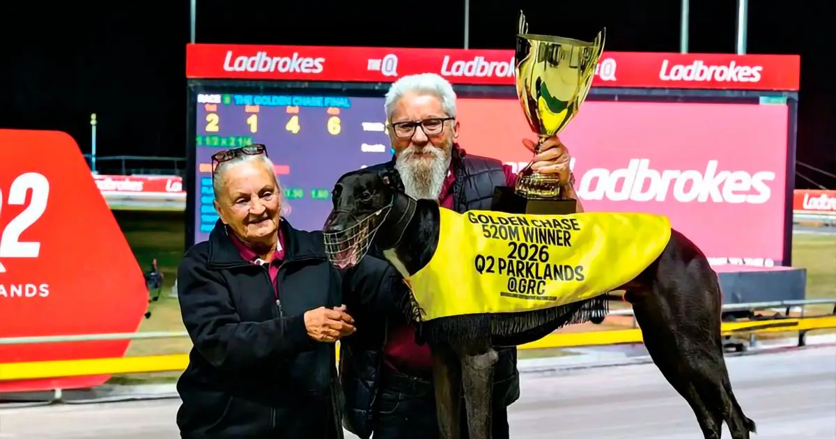 TOP DOG: Malawi Rebel trainer Gerald Corrigan led the celebrations.