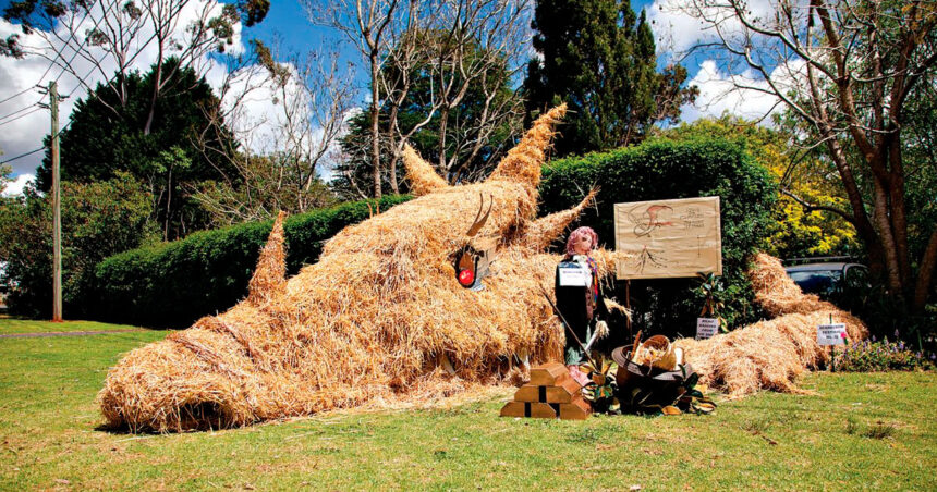 HAY THERE: The straw-studded celebration reaches its peak at the Cauldron Distillery with the Tamborine Mountain Scarecrow Festival.